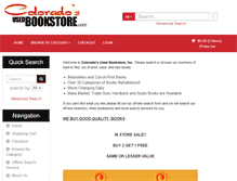 Tablet Screenshot of coloradosusedbookstore.com
